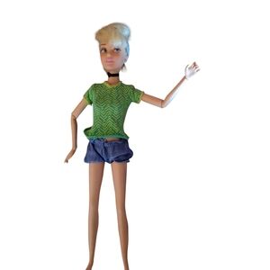 Green Patterned Kids Shirt